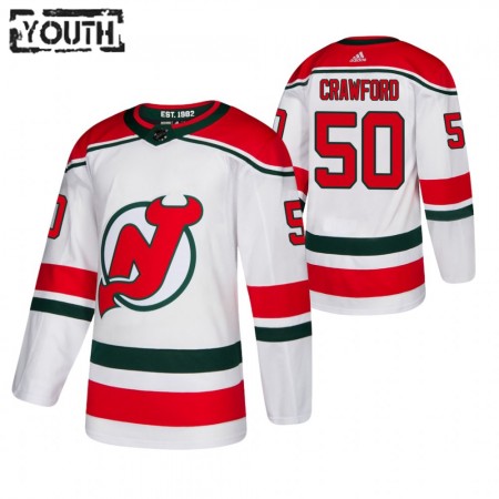 Camisola New Jersey Devils Corey Crawford 50 2020-21 Terceiro Authentic - Criança